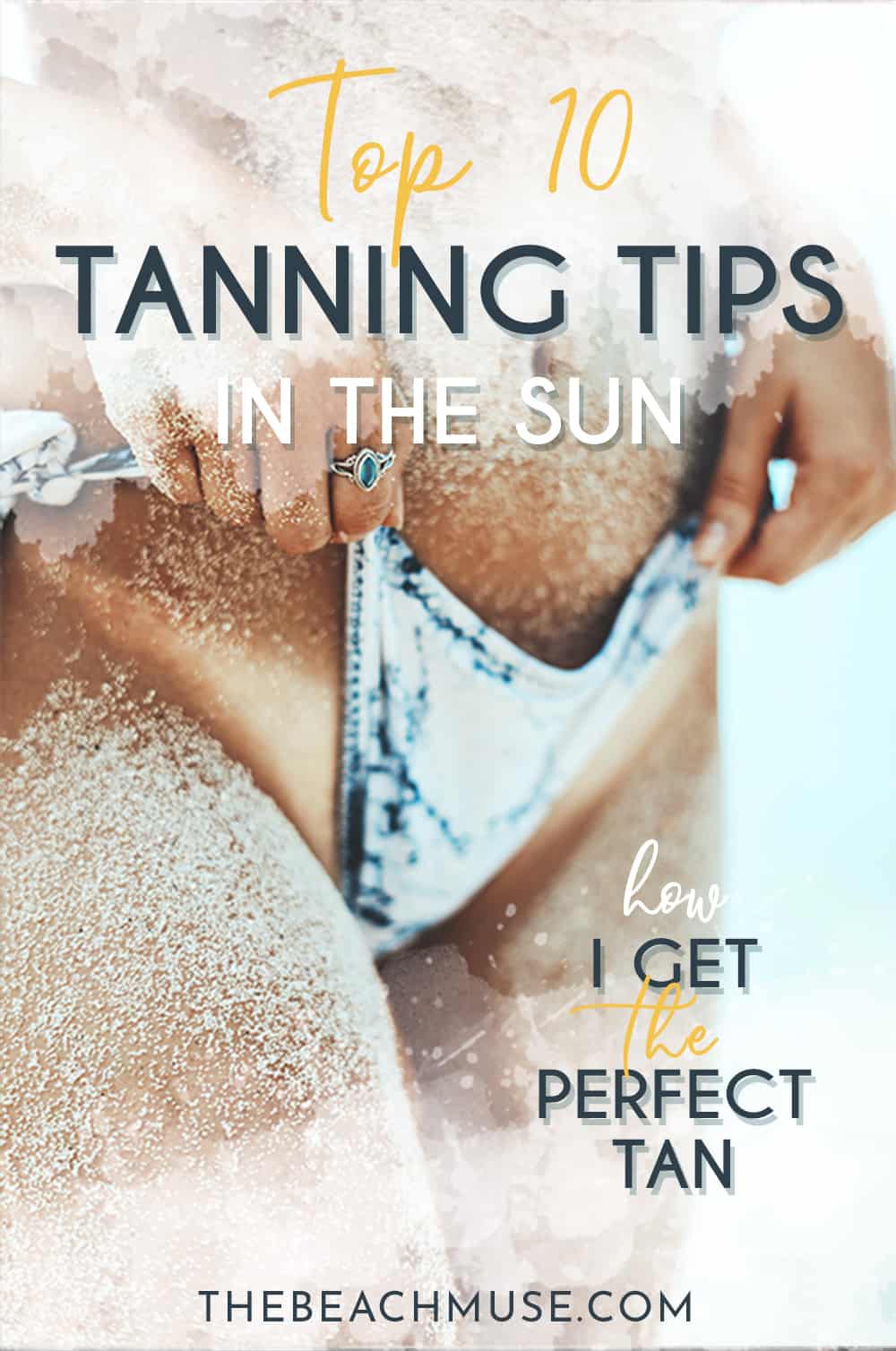Tanning tips in the sun - get a dark tan fast