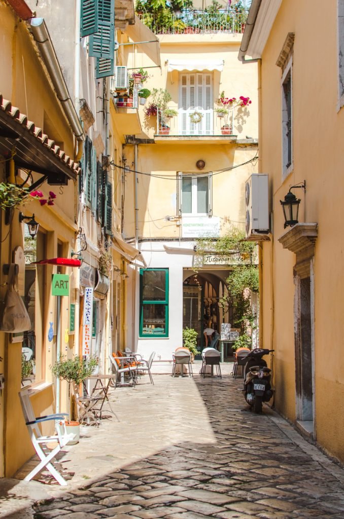 Rue à Corfou