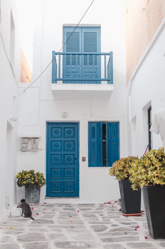 Rue à Naoussa, Paros