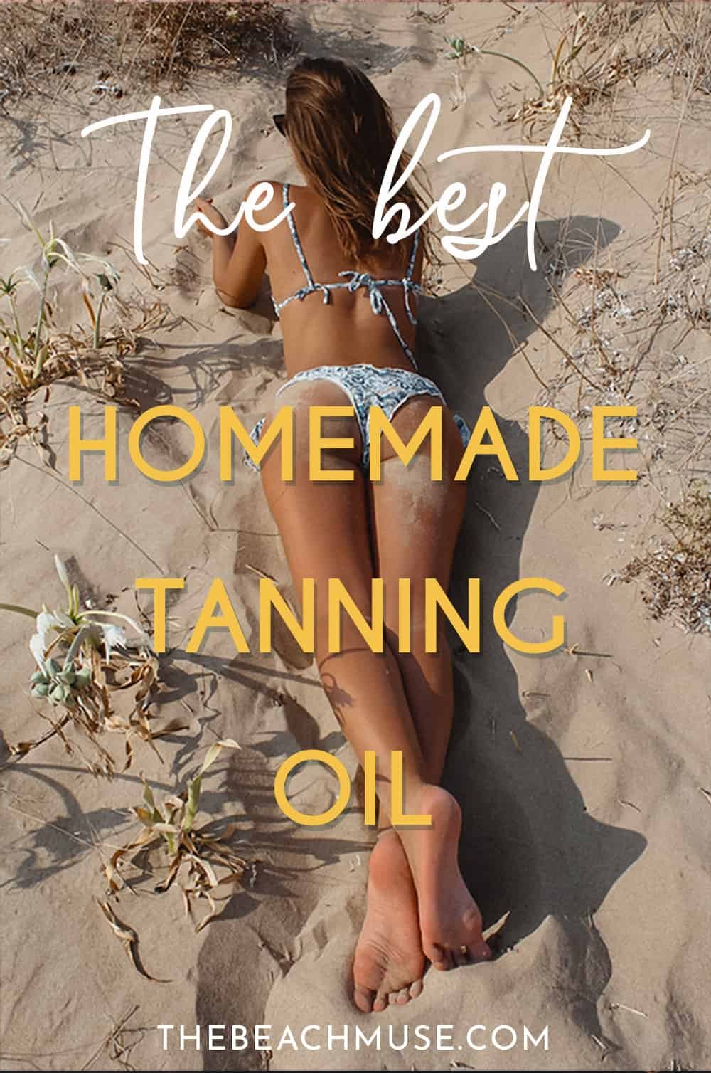 The best homemade tanning oil DIY natural recipe! The Beach Muse