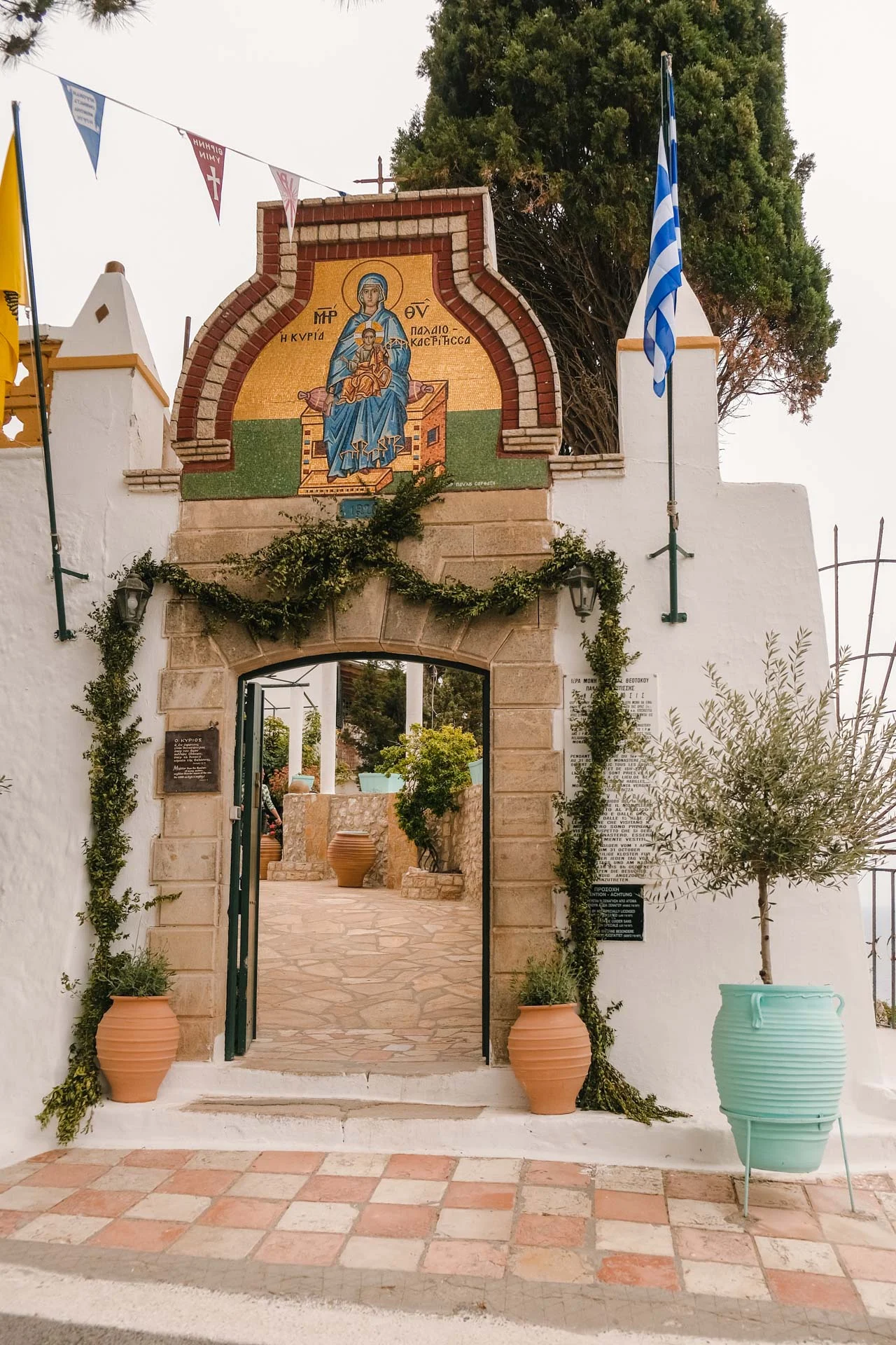 Monastery Paleokastritsa Monastery Paleokastritsa