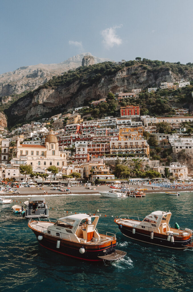 Wooden boats in Positano, Amalfi Coast