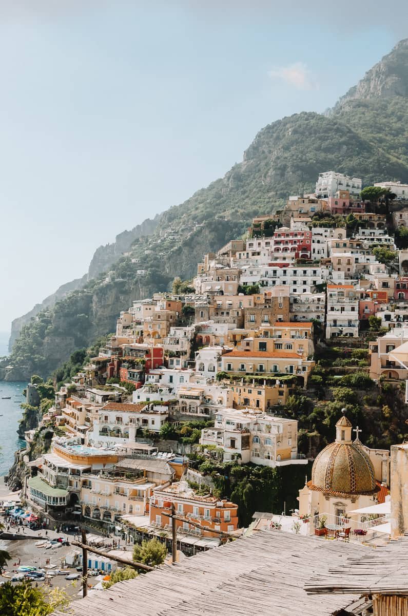 Vue célèbre de Positano en Italie