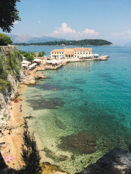 Faliraki beach, Corfu Town