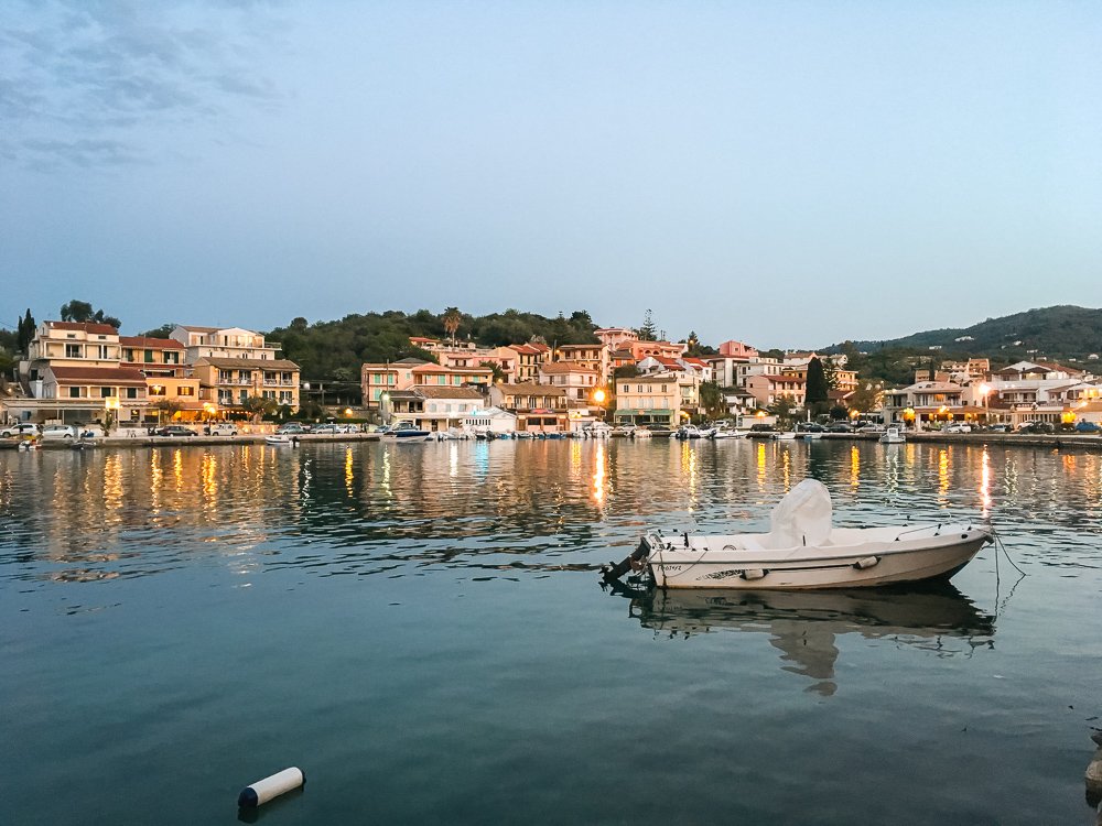 Kassiopi's harbour