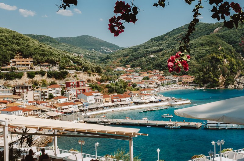 View over Parga