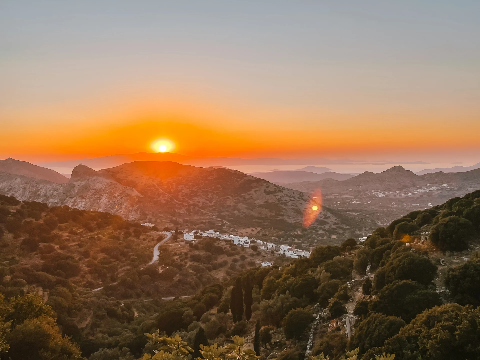 Sunset in Naxos Sunset in Naxos